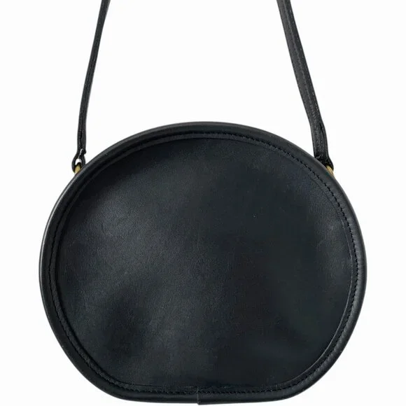 Coach Vintage Blue Leather Canteen Crossbody Bag USA 9982 Glove Tanned Classic - Picture 2 of 8